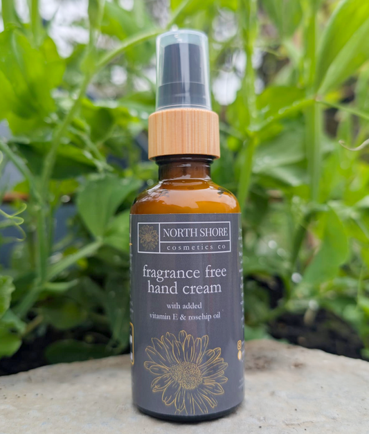 Fragrance Free Hand Cream with Vitamin E & Rosehip Oil