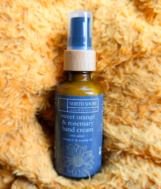 Rosemary & Sweet Orange Hand Cream with Vitamin E & Rosehip